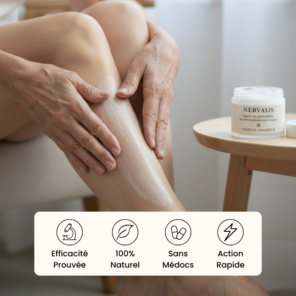 Nervalis - Crème au magnésium pour apaiser vos douleurs nerveuses