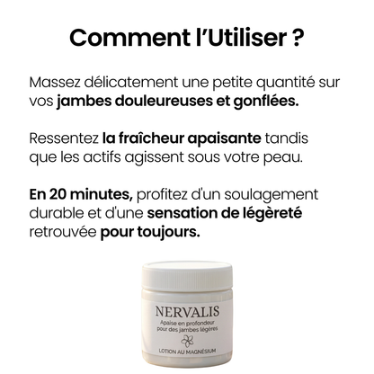 Nervalis – Crème Apaisante Pour Jambes Gonflées ( Lot de 80 )